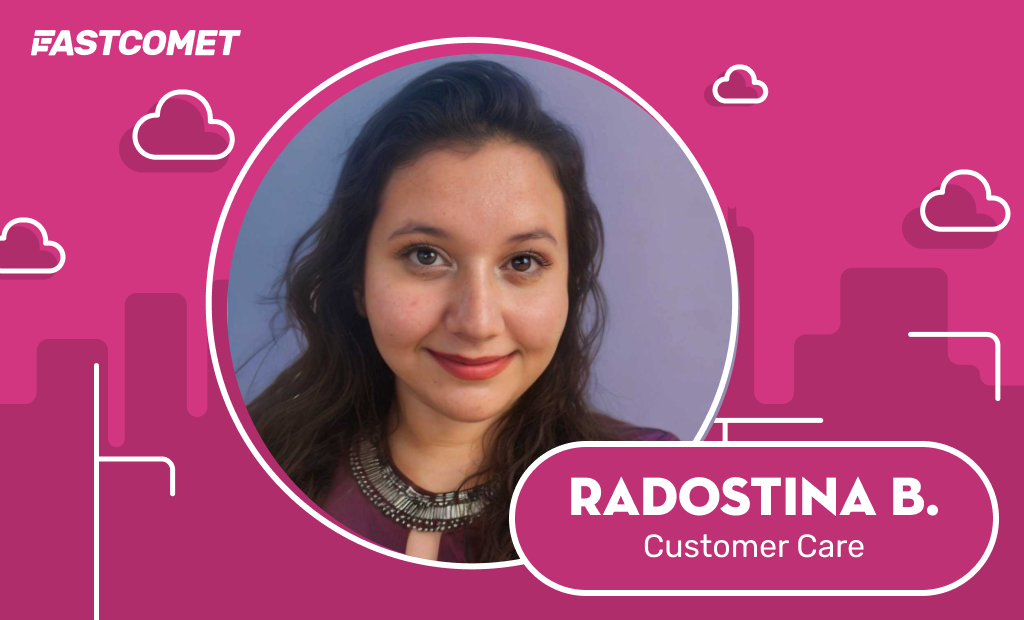 FastComet Employee Spotlight Radostina B. Cover