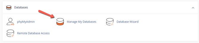 manage databases